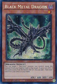 Black Metal Dragon (Secret Rare) #RA04-EN016