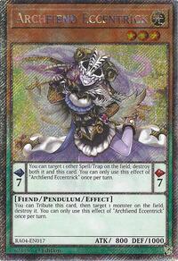Archfiend Eccentrick (Platinum Secret Rare) #RA04-EN017