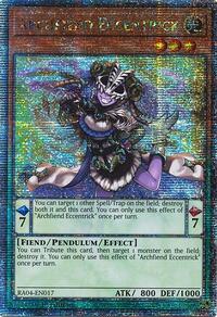 Archfiend Eccentrick (Quarter Century Secret Rare) #RA04-EN017