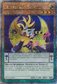 Lunalight Tiger (Quarter Century Secret Rare) #RA04-EN020