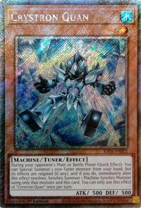 Crystron Quan (Platinum Secret Rare) #RA04-EN021
