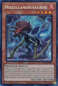 Miscellaneousaurus (Secret Rare) #RA04-EN022