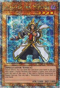 Aleister the Invoker (Alternate Art) (Quarter Century Secret Rare) #RA04-EN024
