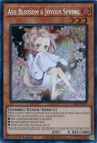 Ash Blossom & Joyous Spring (Alternate Art) (Secret Rare) #RA04-EN025