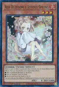 Ash Blossom & Joyous Spring (Alternate Art) (UR) #RA04-EN025