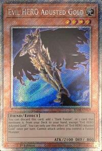 Evil HERO Adusted Gold (Platinum Secret Rare) #RA04-EN029