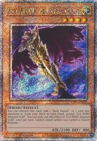 Evil HERO Adusted Gold (Quarter Century Secret Rare) #RA04-EN029