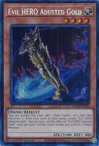 Evil HERO Adusted Gold (Secret Rare) #RA04-EN029