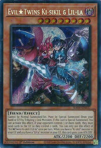 Evil Twins Ki-sikil & Lil-la (Secret Rare) #RA04-EN037