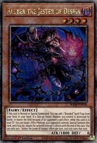Aluber the Jester of Despia (New Art) (Quarter Century Secret Rare) #RA04-EN038