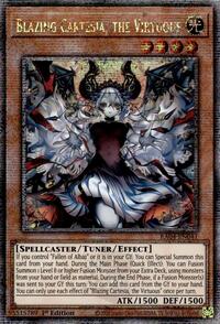Blazing Cartesia, the Virtuous (New Art) (Quarter Century Secret Rare) #RA04-EN041