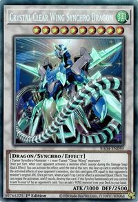 Crystal Clear Wing Synchro Dragon (PCR) #RA04-EN059