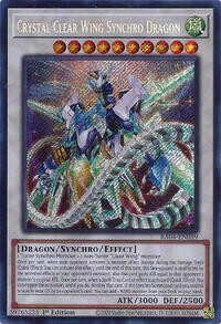 Crystal Clear Wing Synchro Dragon (Secret Rare) #RA04-EN059
