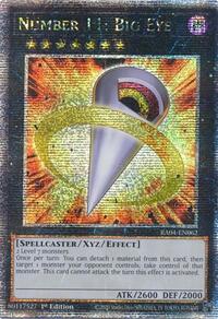 Number 11: Big Eye (Quarter Century Secret Rare) #RA04-EN062