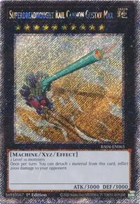Superdreadnought Rail Cannon Gustav Max (Platinum Secret Rare) #RA04-EN063
