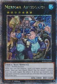 Mermail Abyssgaios (Quarter Century Secret Rare) #RA04-EN065