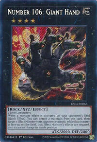 Number 106: Giant Hand (Secret Rare) #RA04-EN066