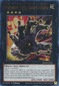 Number 106: Giant Hand (UR) #RA04-EN066