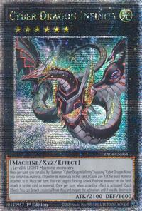 Cyber Dragon Infinity (Alternate Art) (Quarter Century Secret Rare) #RA04-EN068