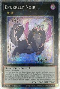 Epurrely Noir (Platinum Secret Rare) #RA04-EN071
