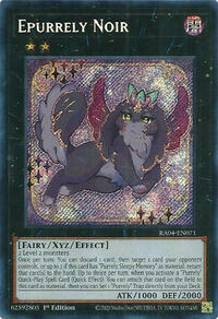 Epurrely Noir (Secret Rare) #RA04-EN071