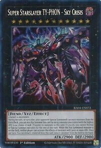 Super Starslayer TY-PHON - Sky Crisis (Secret Rare) #RA04-EN072