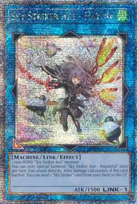 Sky Striker Ace - Hayate (New Art) (Quarter Century Secret Rare) #RA04-EN073