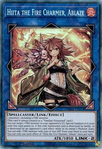 Hiita the Fire Charmer, Ablaze (PCR) #RA04-EN074