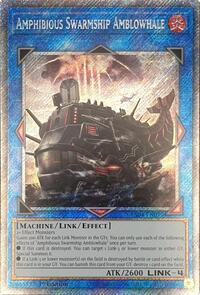Amphibious Swarmship Amblowhale (Platinum Secret Rare) #RA04-EN077