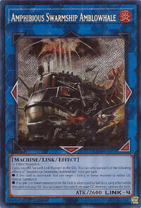 Amphibious Swarmship Amblowhale (Secret Rare) #RA04-EN077