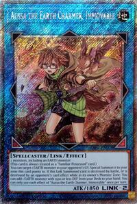 Aussa the Earth Charmer, Immovable (Platinum Secret Rare) #RA04-EN078