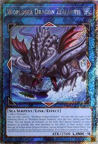 Worldsea Dragon Zealantis (Platinum Secret Rare) #RA04-EN082