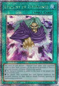 Lullaby of Obedience (Quarter Century Secret Rare) #RA04-EN085