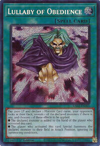 Lullaby of Obedience (Secret Rare) #RA04-EN085