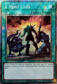 A Hero Lives (Platinum Secret Rare) #RA04-EN087