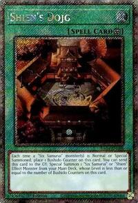 Shien's Dojo (Platinum Secret Rare) #RA04-EN088