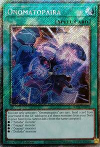 Onomatopaira (Platinum Secret Rare) #RA04-EN089