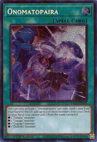 Onomatopaira (Secret Rare) #RA04-EN089