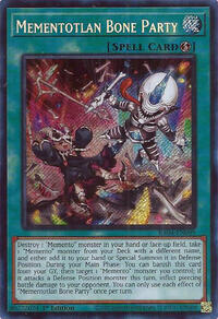 Mementotlan Bone Party (Secret Rare) #RA04-EN099