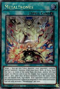 Metaltronus (Quarter Century Secret Rare) #RA04-EN100