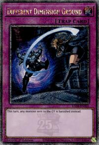 Different Dimension Ground (Quarter Century Secret Rare) #RA04-EN101