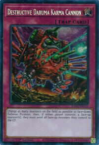 Destructive Daruma Karma Cannon (Secret Rare) #RA04-EN103
