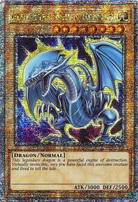 Blue-Eyes White Dragon (7th Art) (Quarter Century Secret Rare) #RA04-EN108