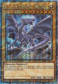 Blue-Eyes White Dragon (8th Art) (Quarter Century Secret Rare) #RA04-EN108