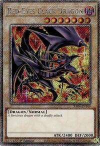 Red-Eyes Black Dragon (8th Art) (Platinum Secret Rare) #RA04-EN109