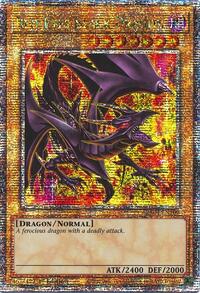 Red-Eyes Black Dragon (8th Art) (Quarter Century Secret Rare) #RA04-EN109
