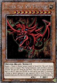Slifer the Sky Dragon (Platinum Secret Rare) #RA04-EN117
