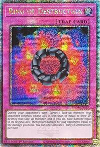 Ring of Destruction (Quarter Century Secret Rare) #RA04-EN119