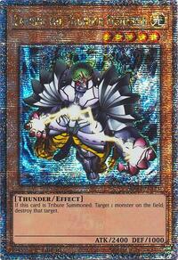 Zaborg the Thunder Monarch (Quarter Century Secret Rare) #RA04-EN125