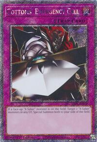 Gottoms' Emergency Call (Platinum Secret Rare) #RA04-EN138